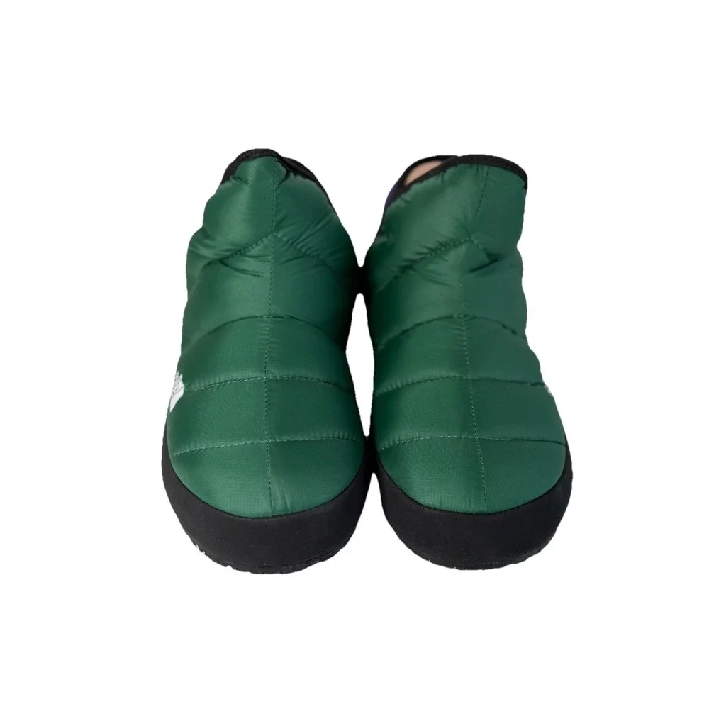 The North‎ Face Nuptse Mules Green And Purple Kids Size 4 No Box